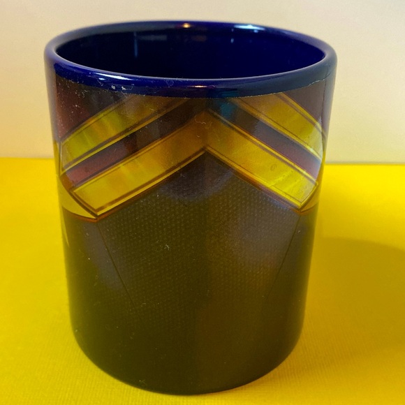 Captain Marvel 14oz Iridescent Dark Blue With Gold Star Red And Gold Stripes - Picture 2 of 5